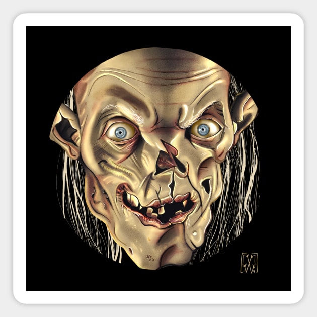 Crypt keeper Magnet by VixPeculiar